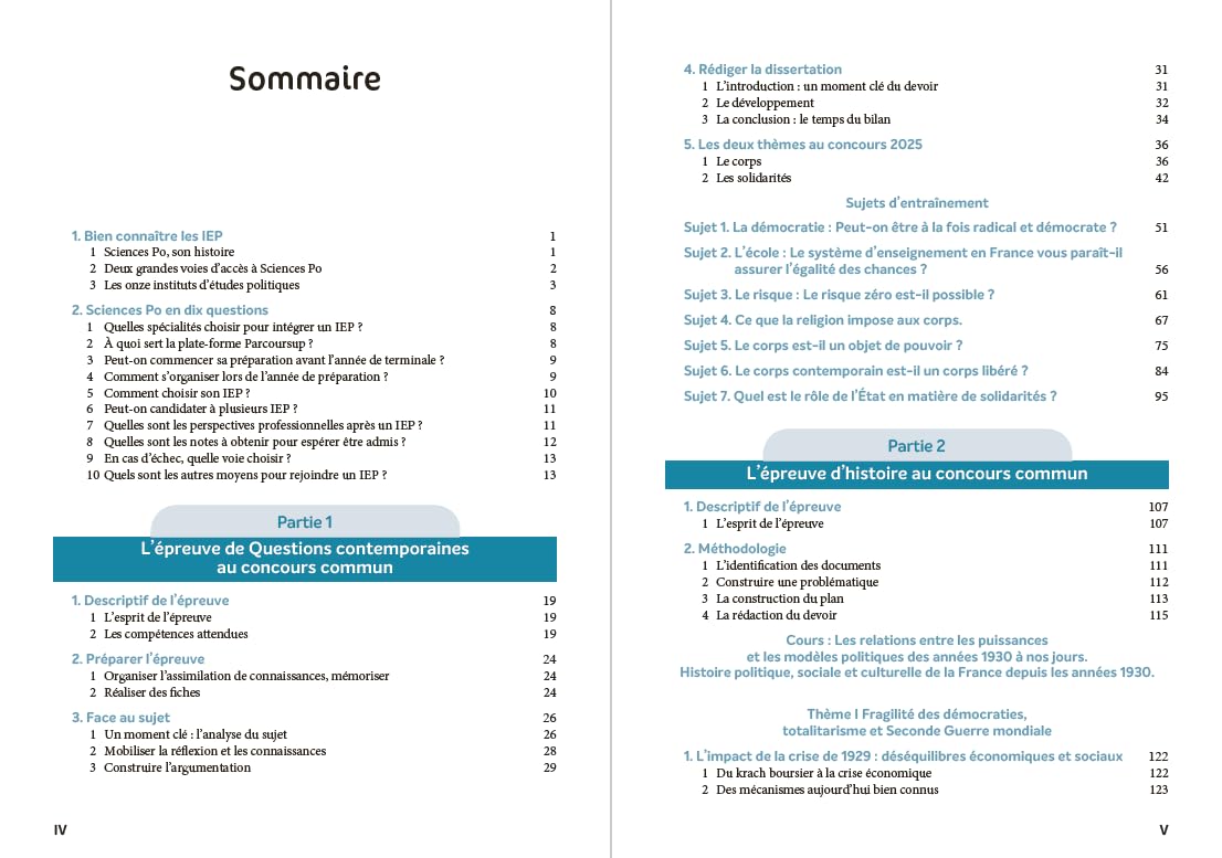 Tremplin Concours Sciences Po Tout-en-un 2025: Concours commun IEP, Paris, Bordeaux, Grenoble