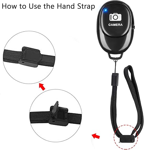 Miniatura 6 de Control remoto para cámara de teléfono (paquete de 2) para fotos y videos, cámara inalámbrica con disparador remoto compatible con iPhoneteléfono