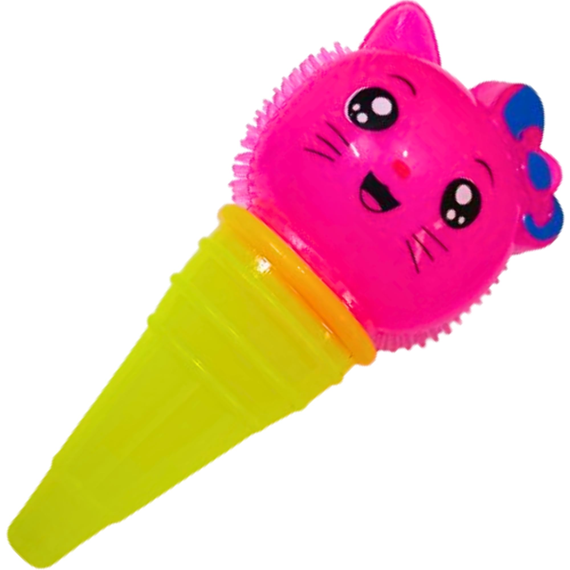 Munmoll Chu Chu Led Flashing Ice Cream Anti-Stress Gift Fun Toys for Children LED Light Ice Cream Learning and Educational Toy for Kids Multicolor