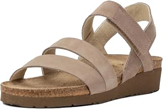 NAOT Womens Kayla Backstrap Wedge Sandal Shoe, Stone Nubuck, 39 EU/8-8.5 US Price In India