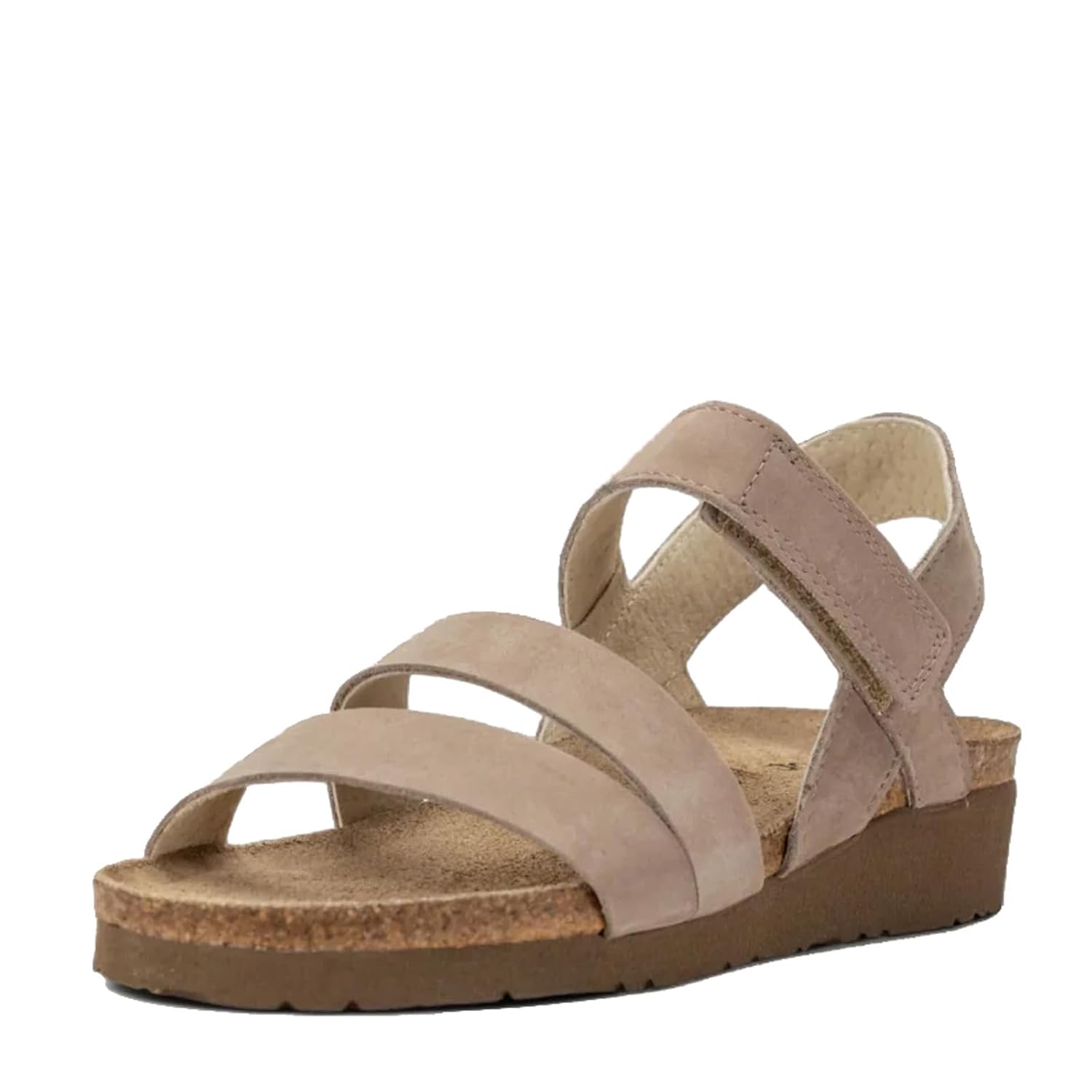 NAOT Womens Kayla Backstrap Wedge Sandal Shoe, Stone Nubuck, 40 EU/9-9.5 US - Review, Price and Buying Guide
