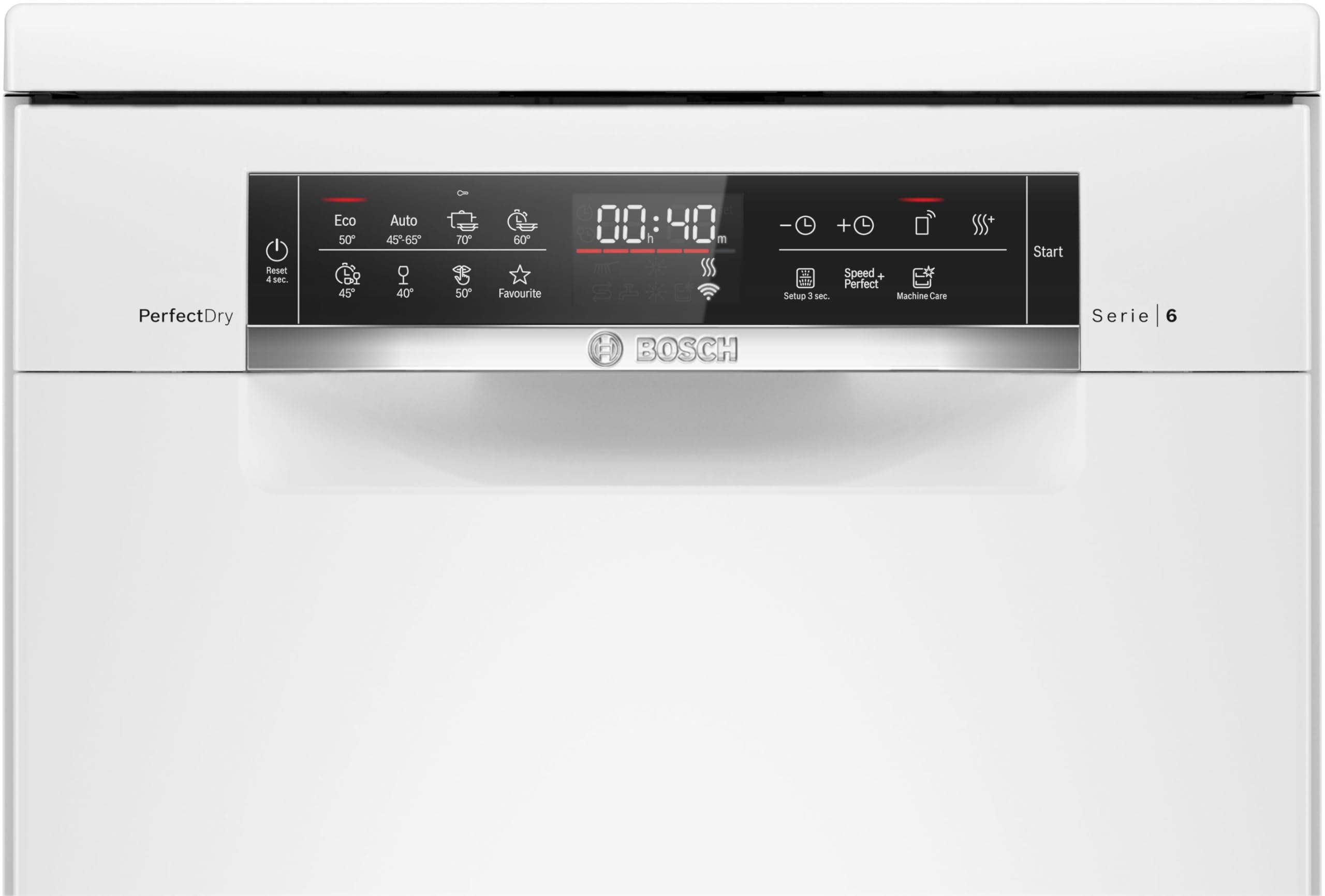 Bosch SPS6YMW14E, Série 6, Lave-vaisselle 45cm, Pose-libre, Blanc