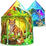 Jungle Journey Play Tent Playhouse for Boys and Girls | Exceptional Forest Animal Themed Pop Up Fort...