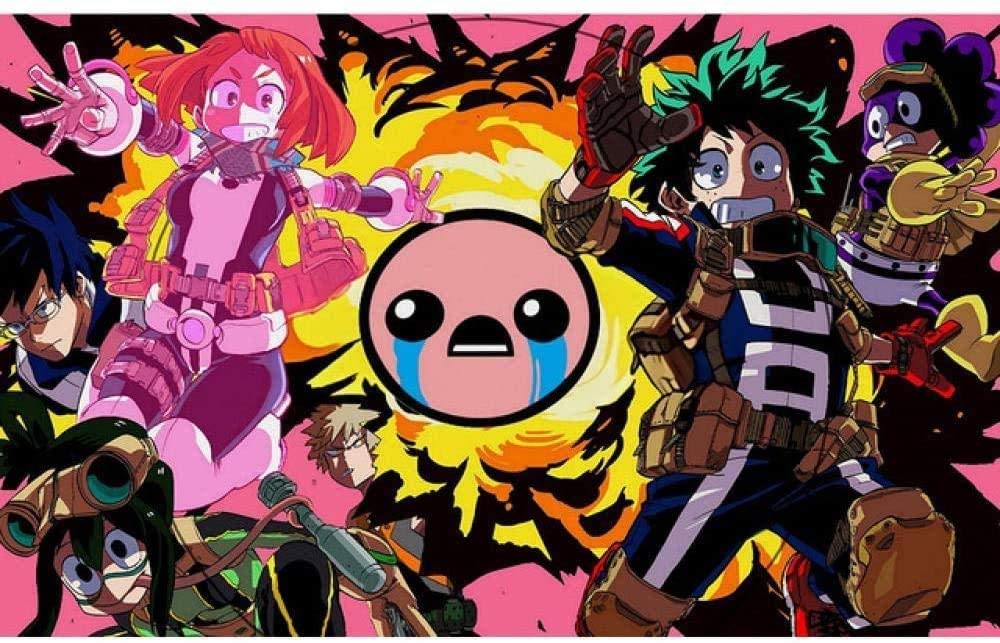 Children's Intellectual Development Game Funny Jigsaw Puzzles My Hero College Anime Adults Wooden Puzzle Picture College Students Relieve Stress Jigsaws Toys Game 1000 Pieces