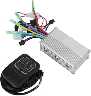 RiToEasysports Electric Bike Controller Kit, 24V 36V 48V 350W Voltage Automatic Identification Motor Controller and LED Meter Electric Speed Controllers for Conversion Ride