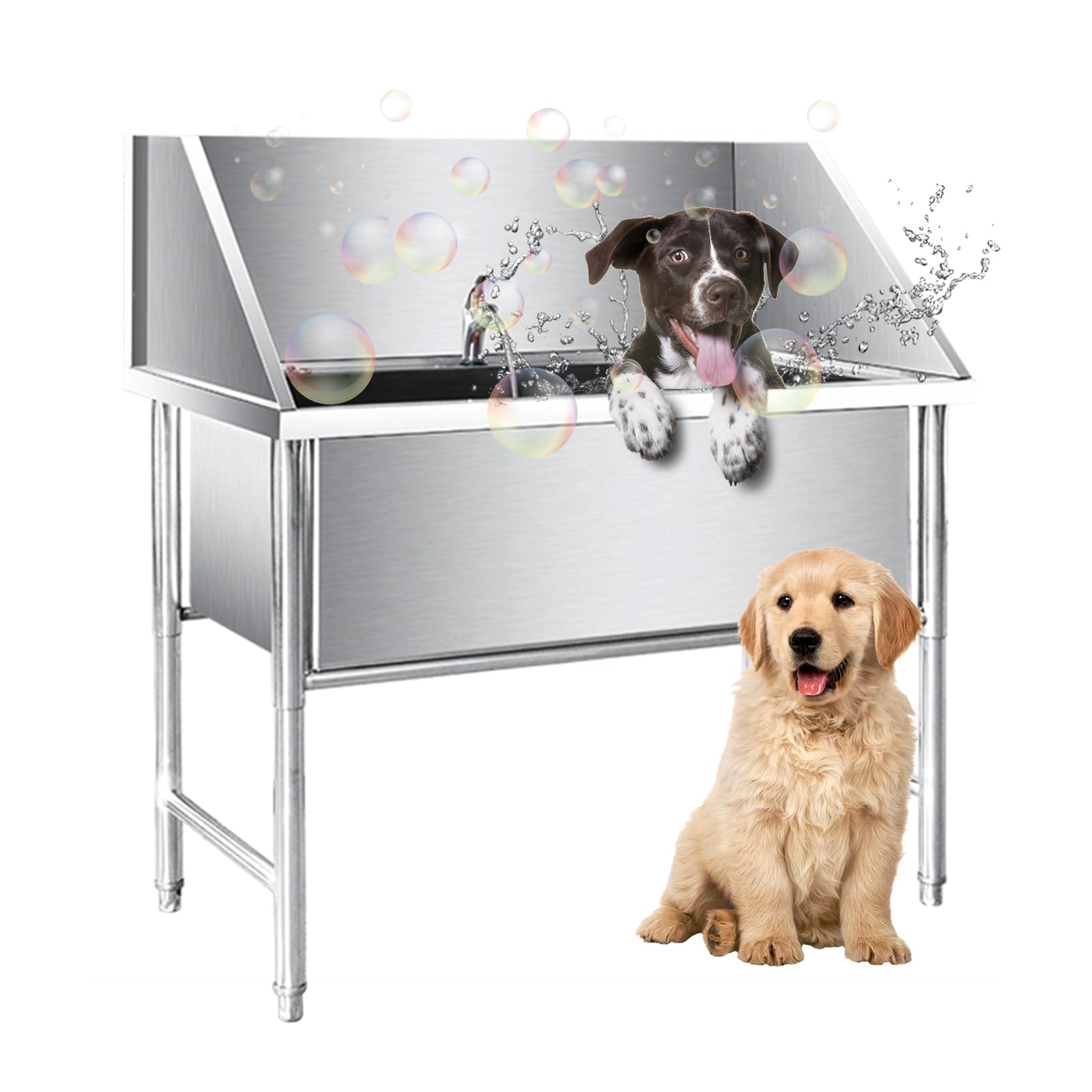 犬用 ステンレスバスタブ Amazon.co.jp: 特大犬用グルーミングバスタブステーション