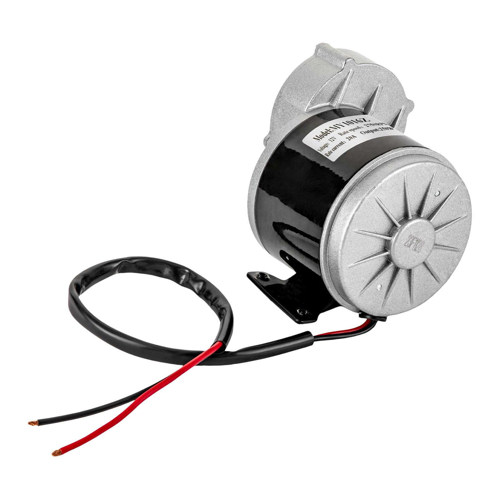 Motore elettrico da 12 V, 250 W, con riduttore di trasmissione, motore di riduttore DC per biciclette elettriche