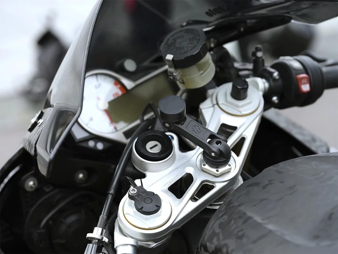 Shapeheart Motorcycle Bundle Boost Support magnétique pour Smartphone pour Guidon de Tige de Moto (Black,XXL)