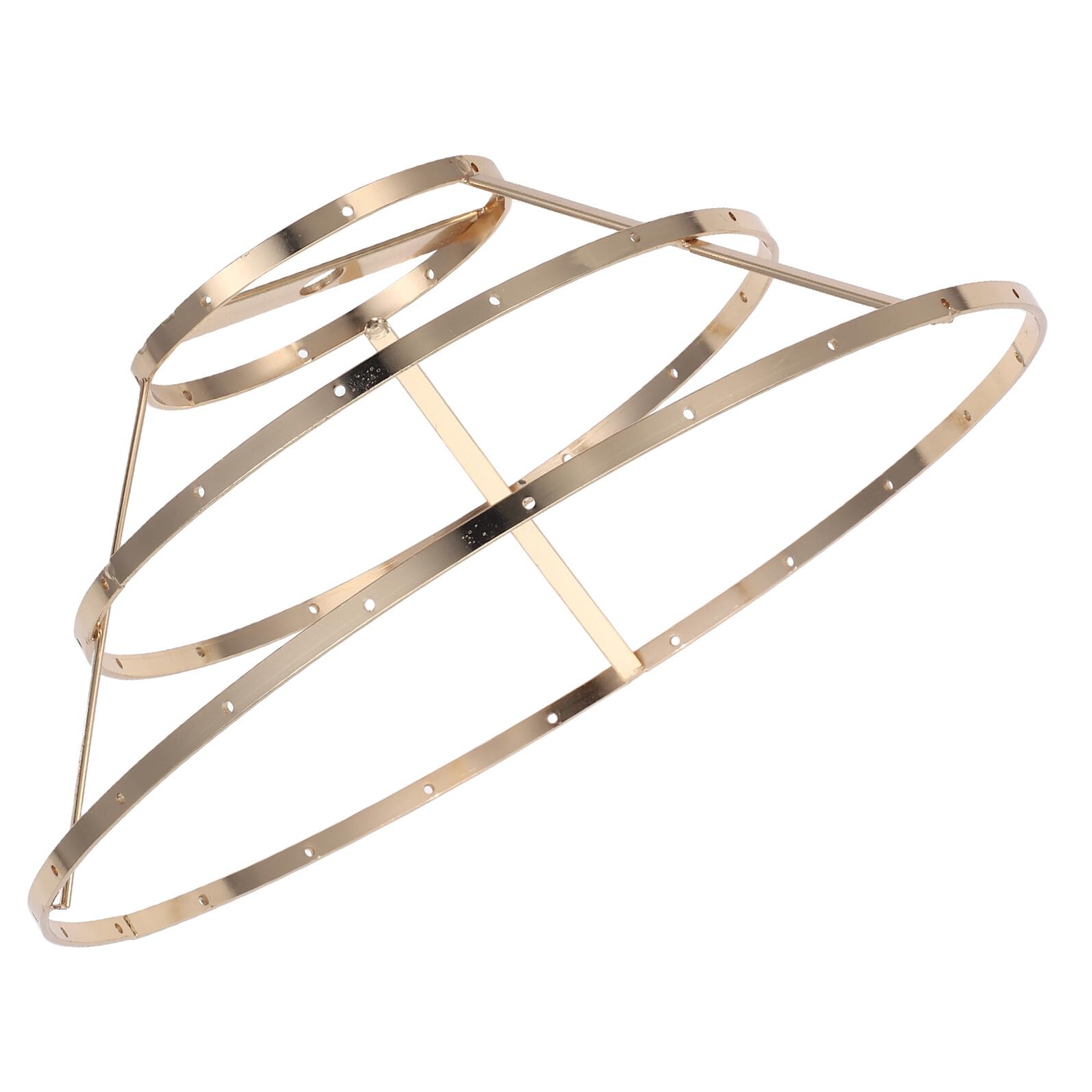 Cadre de luminaire en fer or pour illuminer votre salon chaleureux