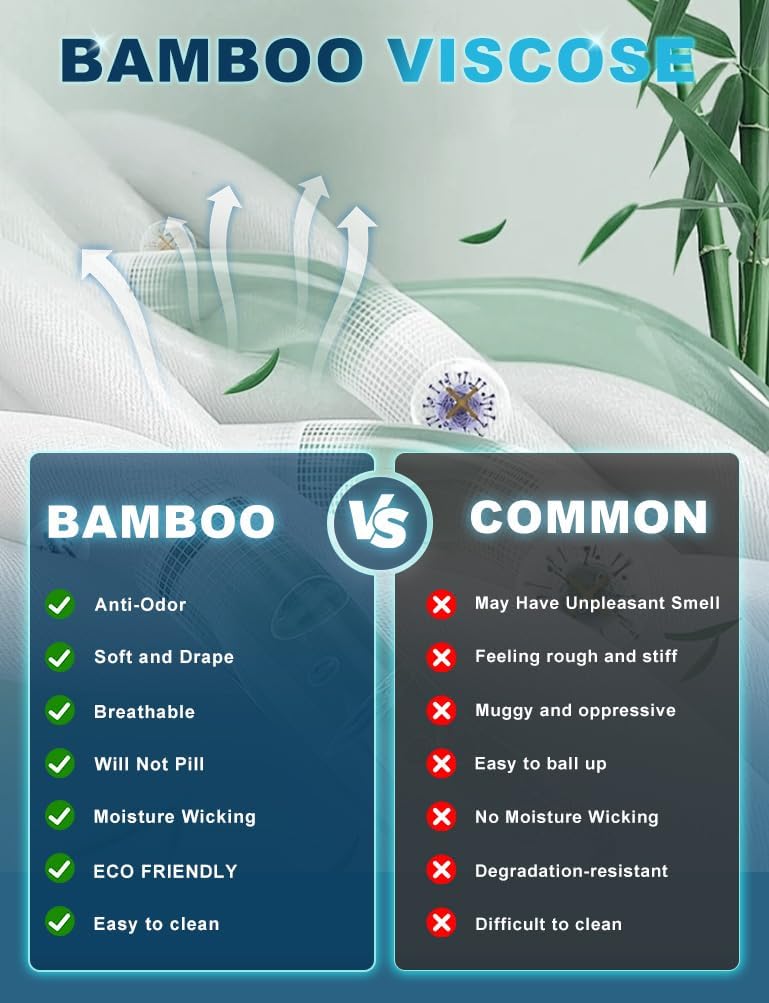 Men’s Bamboo Viscose Long Sleeve Shirts Moisture Wicking Quick Dry Breathable Thermal Lightweight Athletic Workout Gym - Image 4