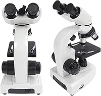 Vista 6 de Microscopio binocular compuesto 40X-5000X Aumento Rotación de 360 ° Sistema de iluminación ajustable Microscopios profesionales para pruebas