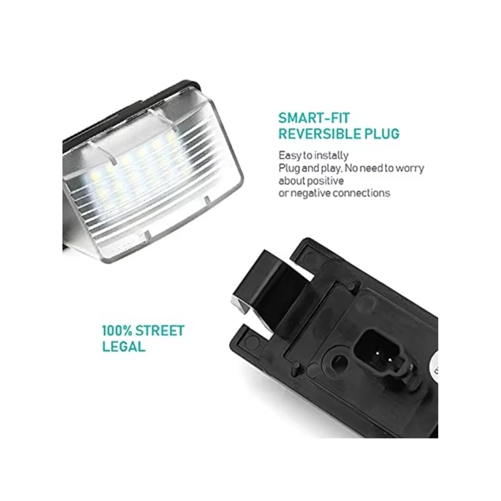 Luz Matrícula Auto Para Nissan Para Versa Para Livina Para GTRR35 Para Cube Para Z12 Para 370Z Para Z34 Luces LED Para Placa De Matrícula Lámpara