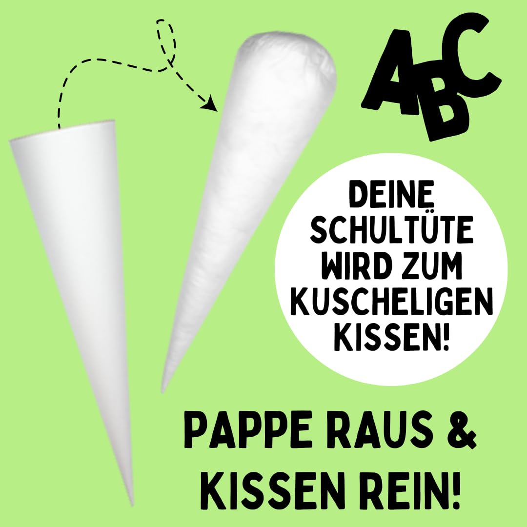 Schultüte aus Stoff Kuschel Velvet 85 cm personalisierbar Polizei Jungs