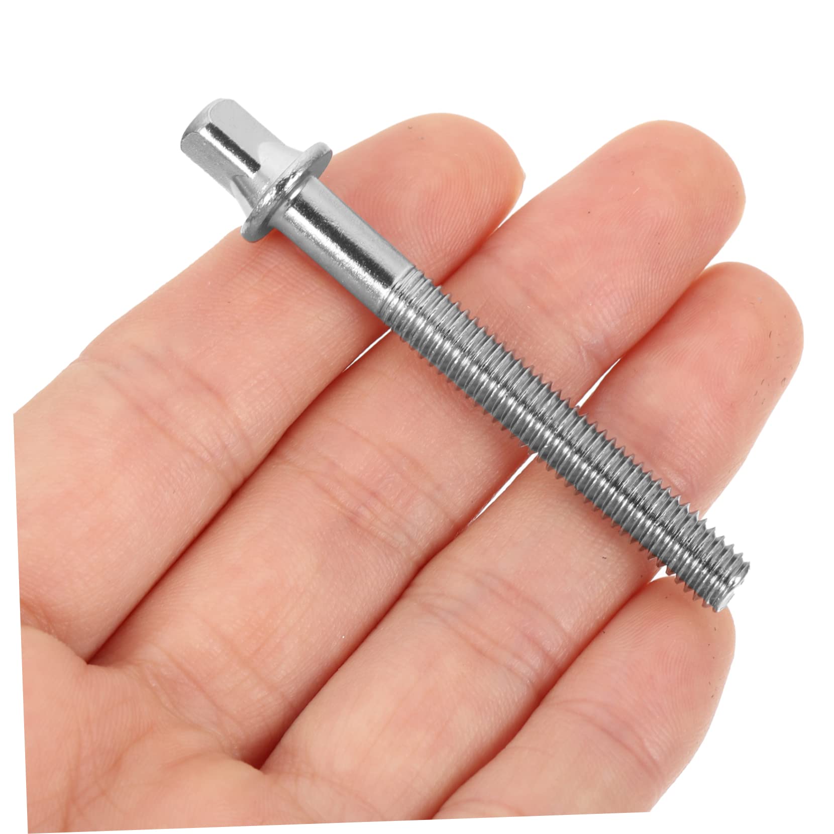 NULYLU Drum Lugs and Stands Hardware 6pcs Drum Set Screws Snare Tension Rod Replacement