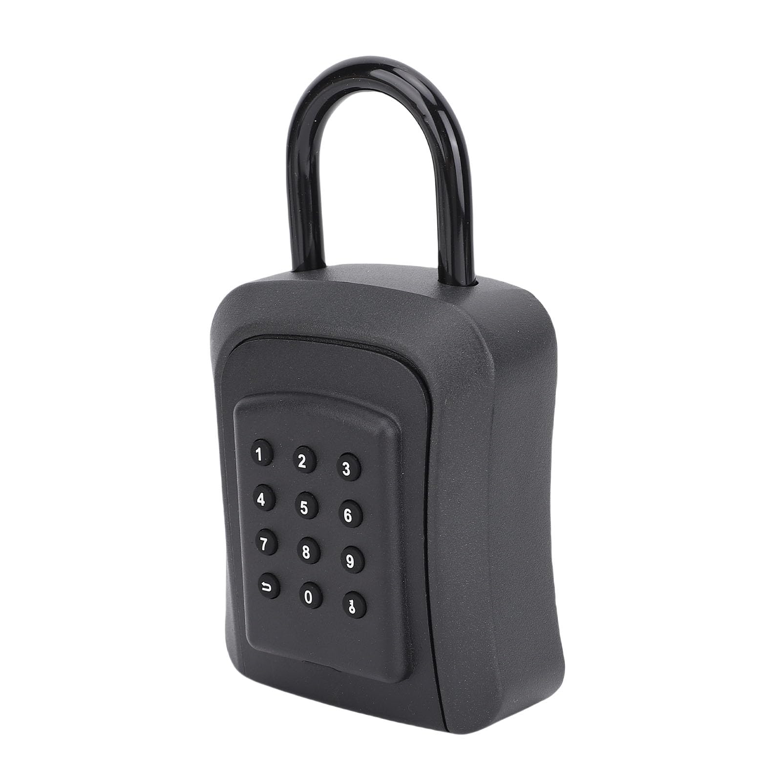 Cassetta di Sicurezza Portatile per Chiavi Intelligenti, Ingresso Meccanico Bluetooth Resistente Alle Intemperie, per Luoghi di Lavoro, Garage Domestici, Metallo, Controllo App per attività