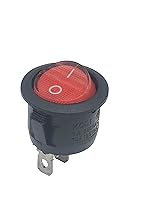 Vista 1 de 3pin 2position KCD1-105 - Interruptores basculantes redondos de 0.787 in de diámetro, para cintas de correr, cafetera, cortacésped, soplador