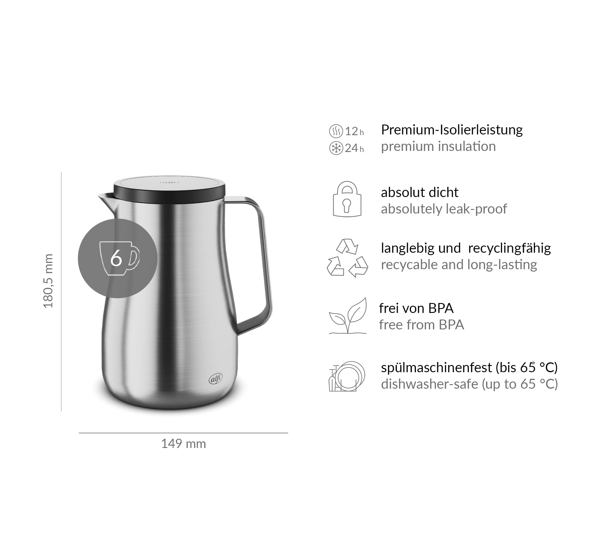 alfi STUDIO TT 0 700 ml – Bild 7