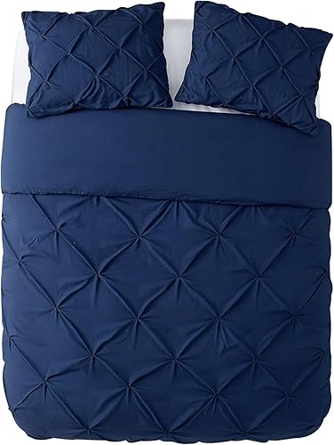 Miniatura 3 de VCNY Home Juego de edredón Carmen Collection, King, azul marino, 18 piezas