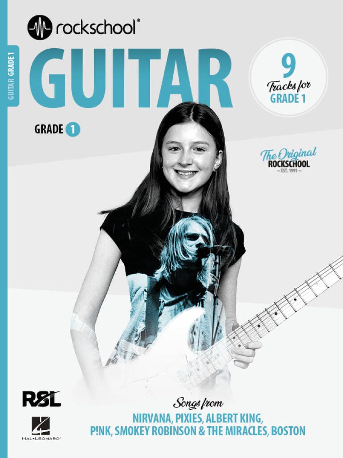 Rockschool Guitar Grade 1 (2024) | Beginner Guitar Sheet Music Book with 9 Popular Songs | Guitar Songbook for Students and Teachers | Rock Pop Guitar Method for Exams and Skill Development