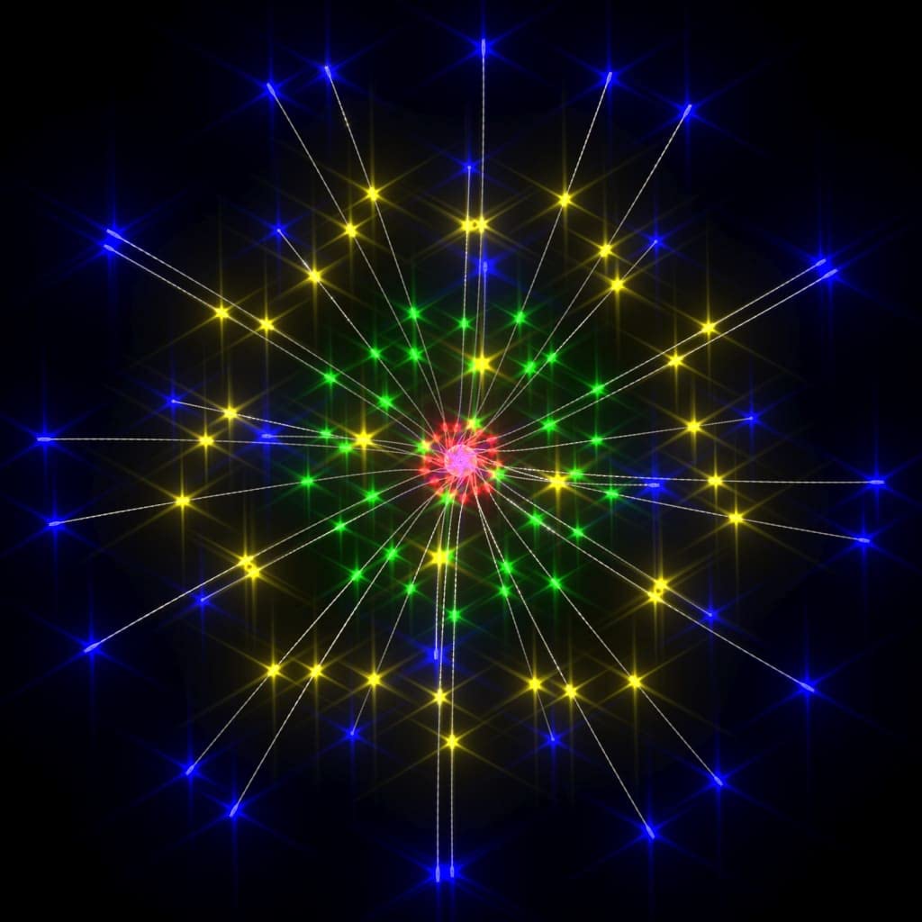 kleine lichterkette,mini lichterkette mit timer,klei,Feuerwerk-Lichter 10 Stk. Weihnachtsdeko Bunt 20cm 1400LEDsGeeignet für Patio, Schlafzimmer, Wohnzimmer, Weihnachten