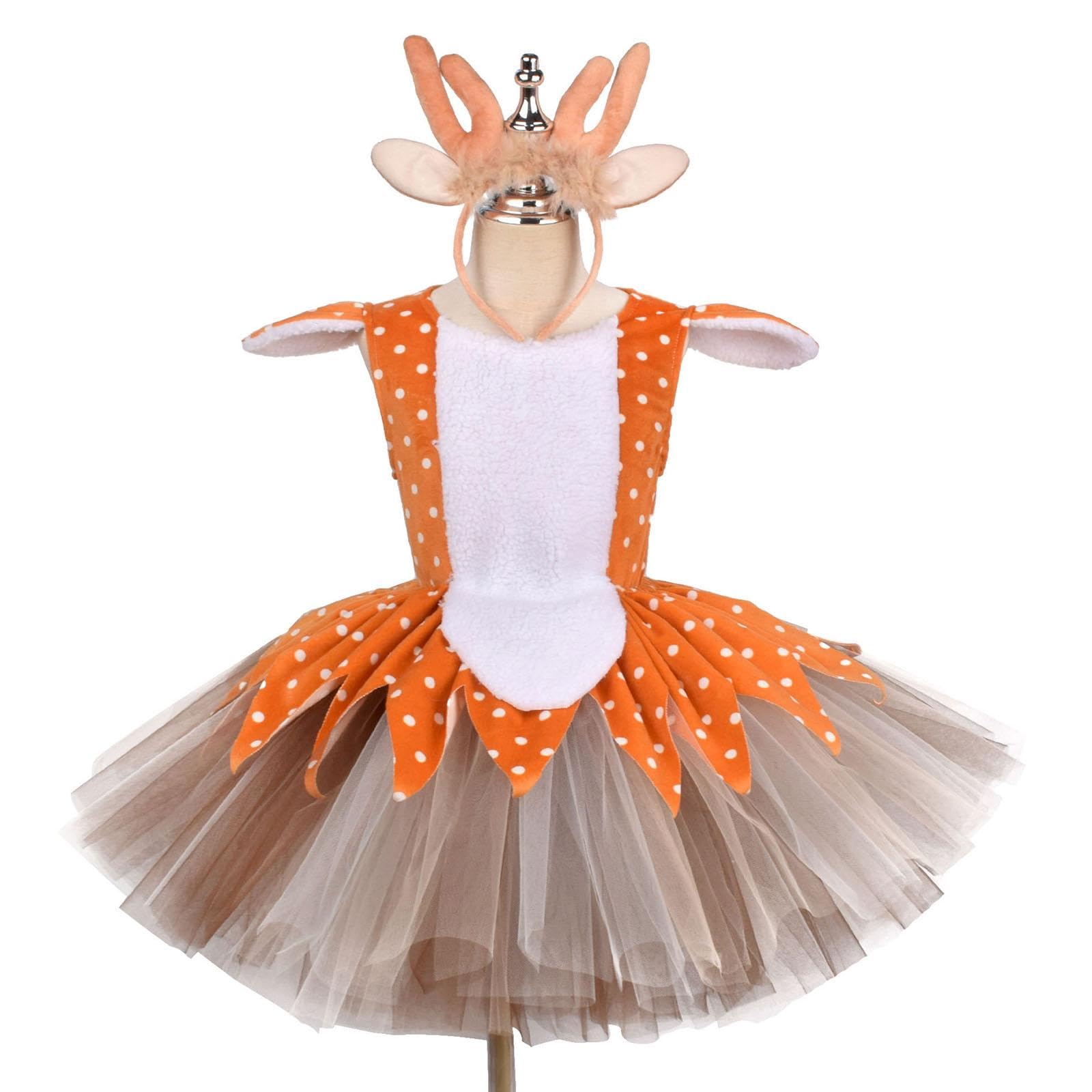 Déguisement de Cerf avec Bandeau pour Halloween et Soirées Dansantes