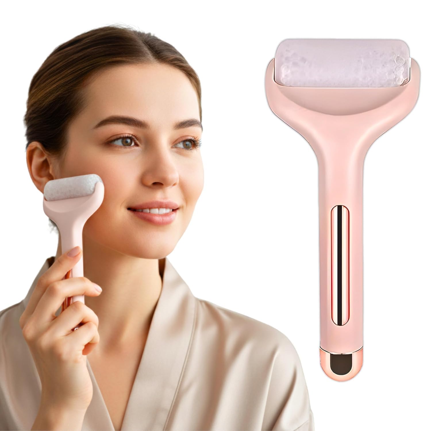 Flawless Ice Roller for Face & Eyes – Anti-Puffiness, Cryotherapy Facial Massager Tool – Cold Skin Care to Reduce Swelling, Brighten Skin & Relieve Migraine Pain-picture-57
