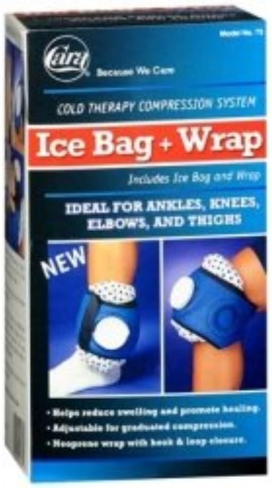 Ice Bag and Wrap Cara Ankle, Knee, Elbow, Thigh Wrap 30 X
