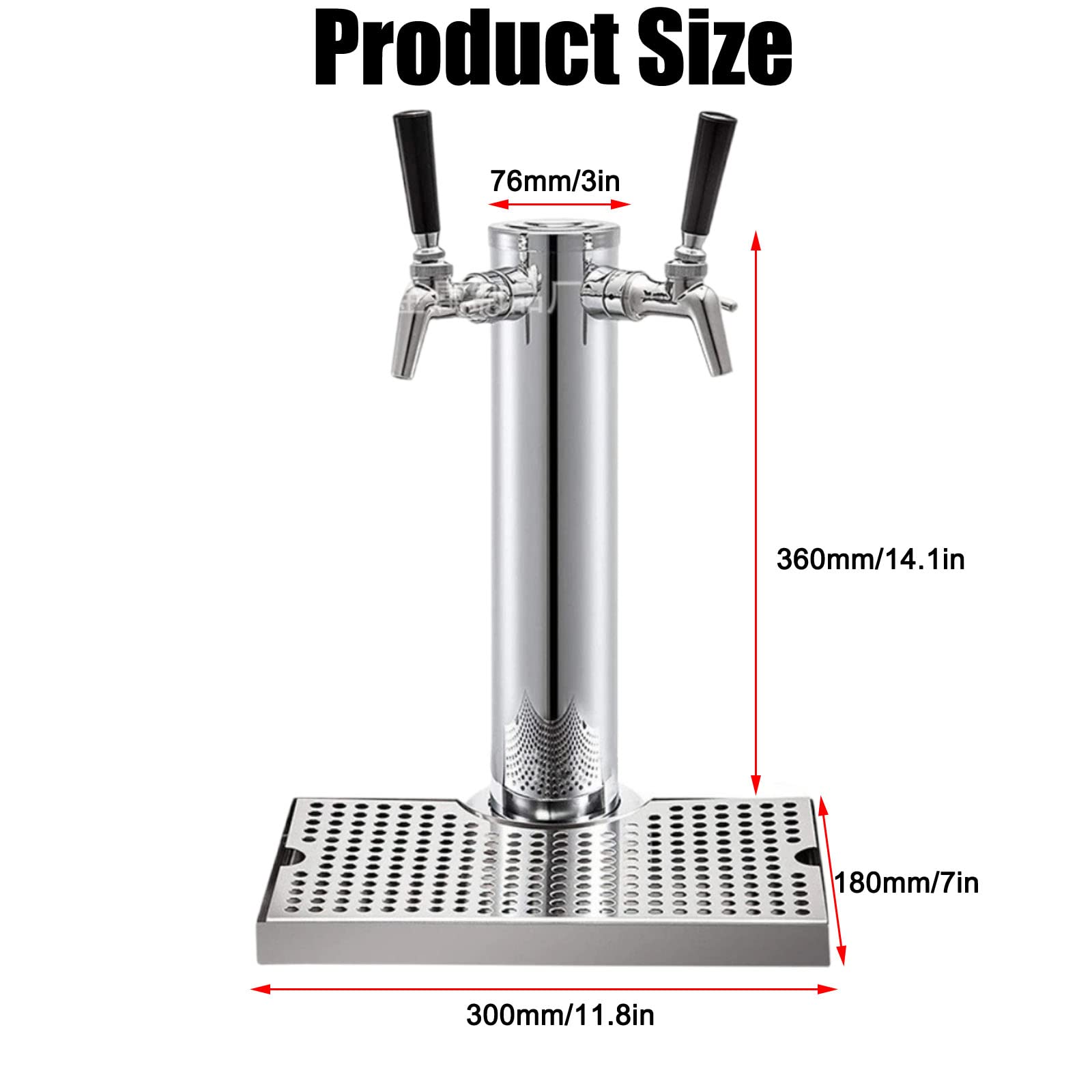 First-Class U-Type Beer Dispensing Equipment Draft Beer Tower