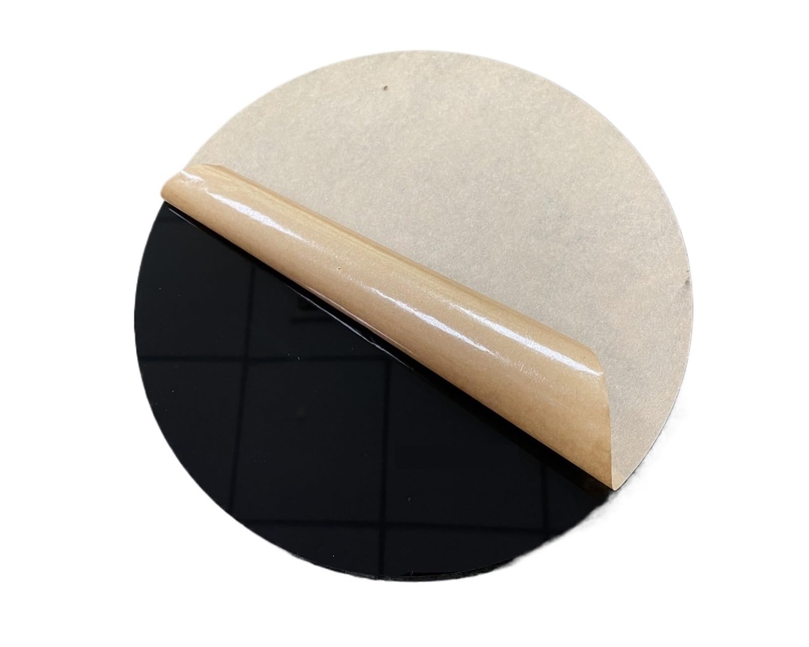 Okrągły matowy czarny akrylowy krążek 12" matowy odlew z tworzywa sztucznego wielokrotnego użytku(300MMx2mmx2PCS)