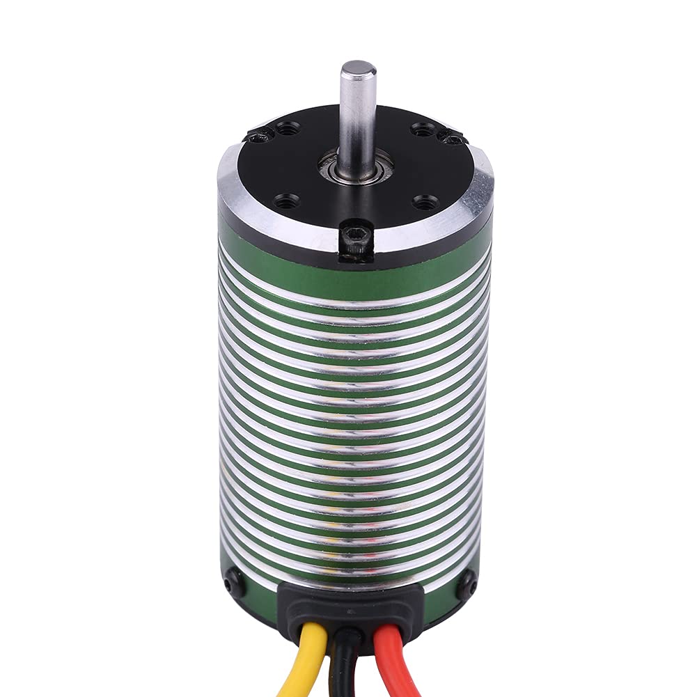 Drfeify Silnik RC 3665 3600KV 4500KV 4 Bieguny do 1/8 1/10 1/12 Samochodu | 1400W Wysoki Moment Obrotowy, wał 5 Mm, maks. 16,8 V, Metalowa Obudowa, Niski Poziom Hałasu, Trwałe łożyska do Samochodu RC