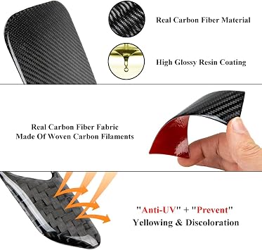 AeroBon Real Carbon Fiber Switch Panel Trim for Acura TSX 2009-2014