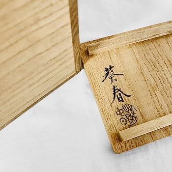 Amazon.co.jp: 北村葵春 造 四季七宝蒔繪 中棗 黒塗 茶道具 桐箱入