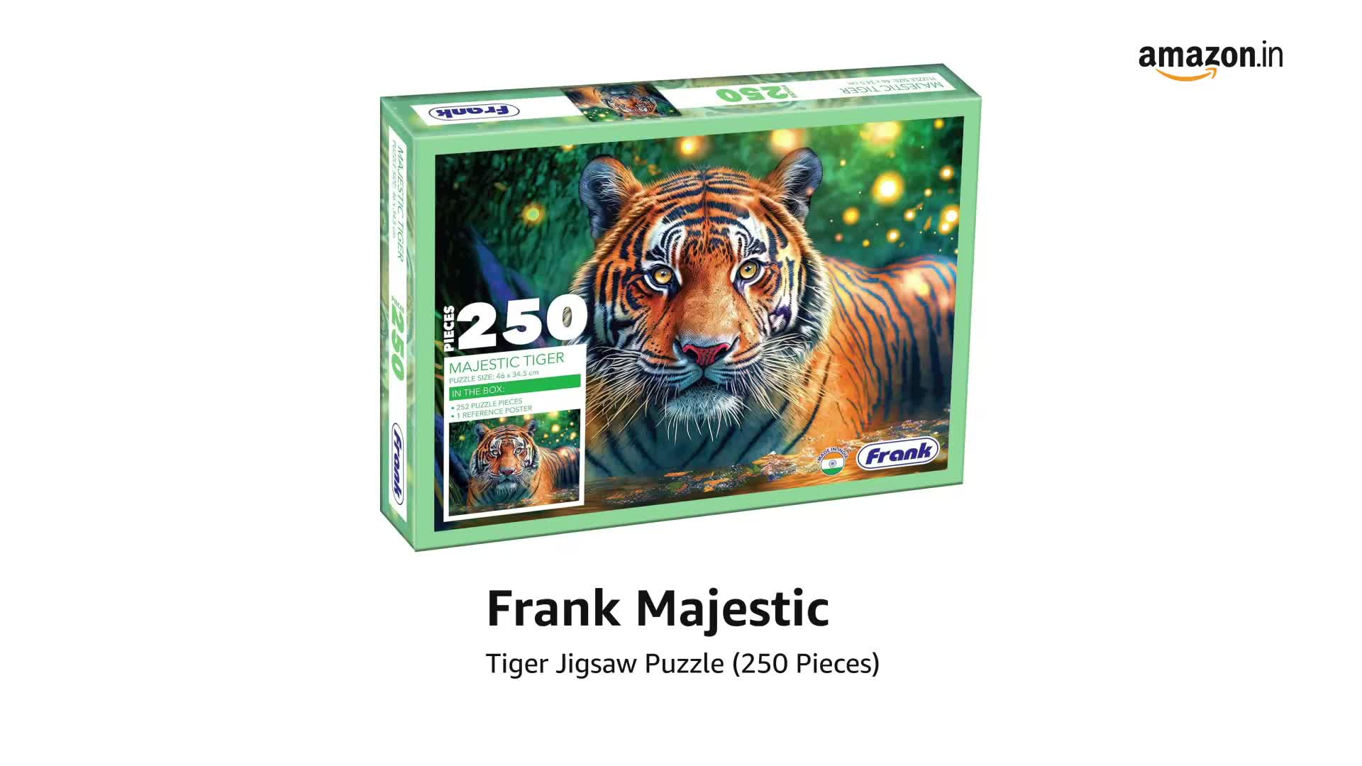 Frank Majestic Tiger Jigsaw Puzzle