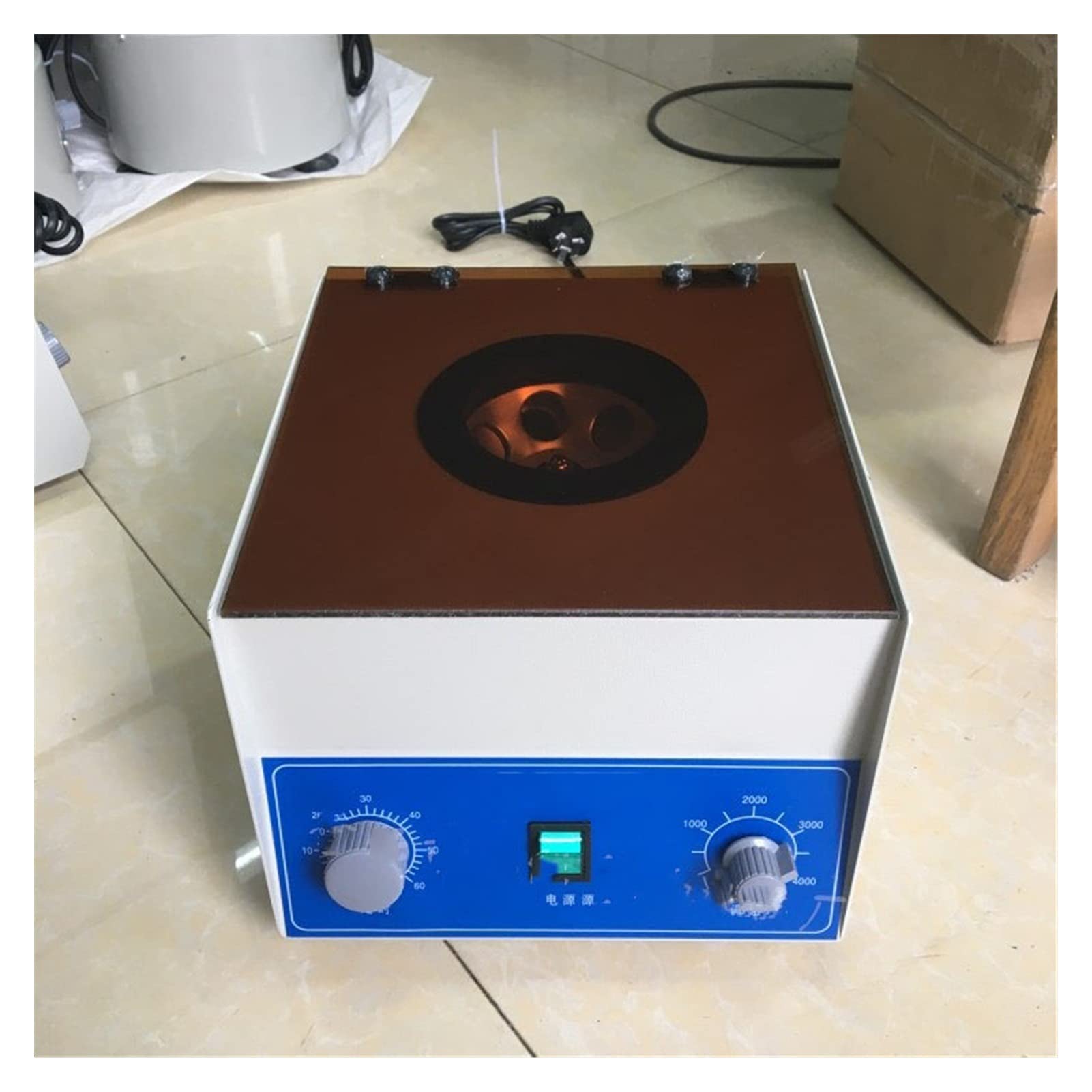 Centrífugas de sobremesa Centrífuga eléctrica 20 mlх6 Centrífuga de baja velocidad de banco de bancos for separación rápida y síntesis de micro-muestras. Equipos e instrumental de laboratorio