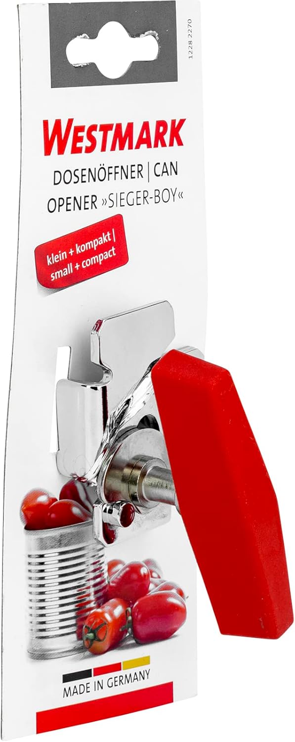 Westmark Can Opener, Length 7.8 cm, Steel/Plastic, Sieger Boy, Red, one size, x