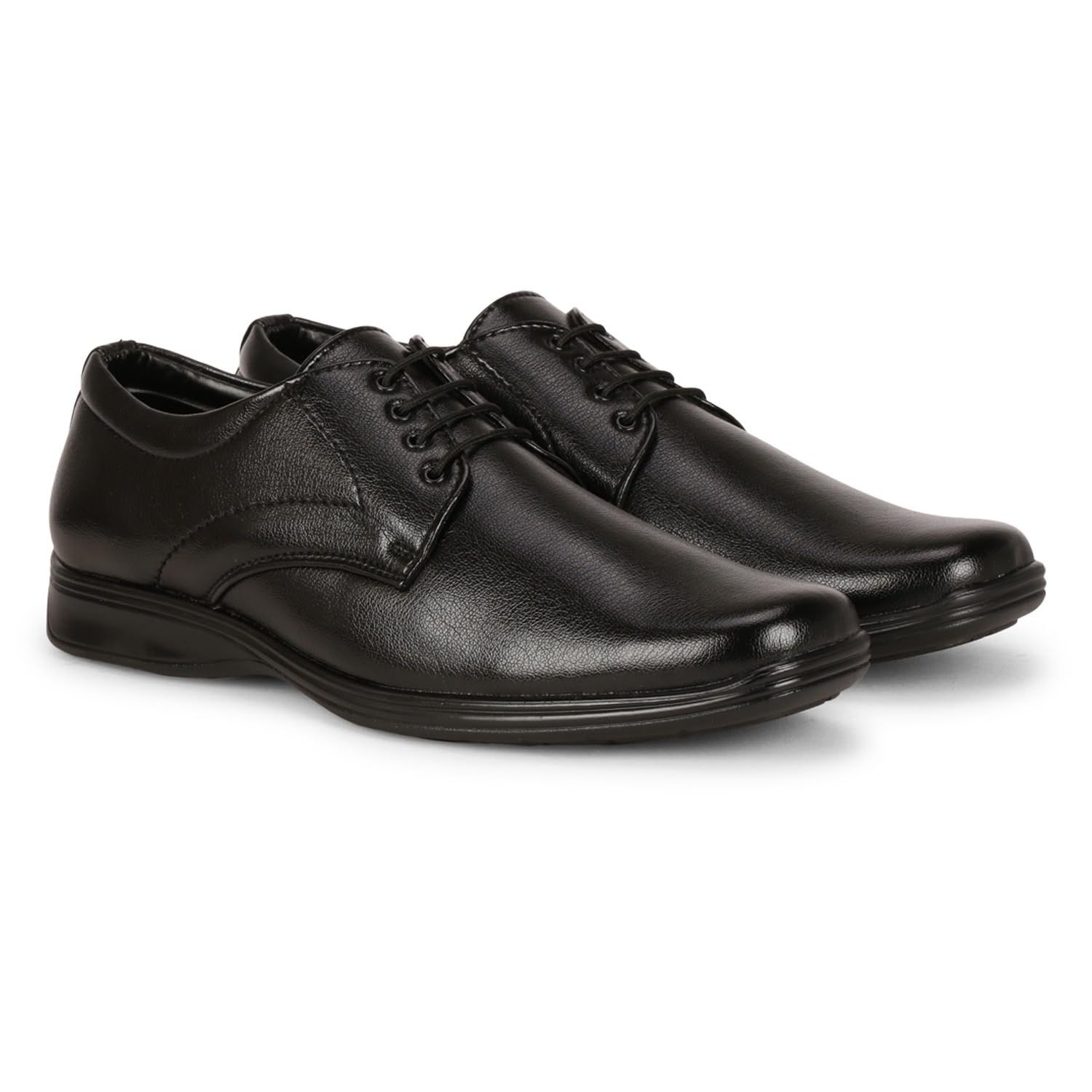 Wenzal Mens Synthetic Lace Up Office wear Comfortable Formal Shoes | Casual Shoes for Men| Royal Look Shoes for Men Black (B0BY5GZXJ7) Amazon Price History, Amazon Price Tracker