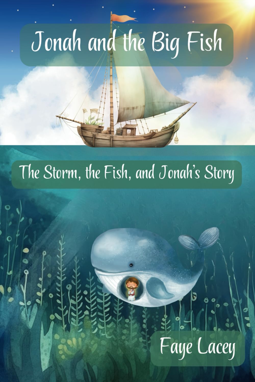 Jonah and the Big Fish: The Storm, the Fish, and Jonah's Story (Bible Stories for Children)