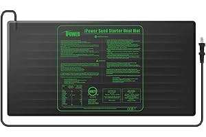 iPower 48" x 20" Large Seedling Heat Mat for Indoor Gardening, Germination, and Propagation