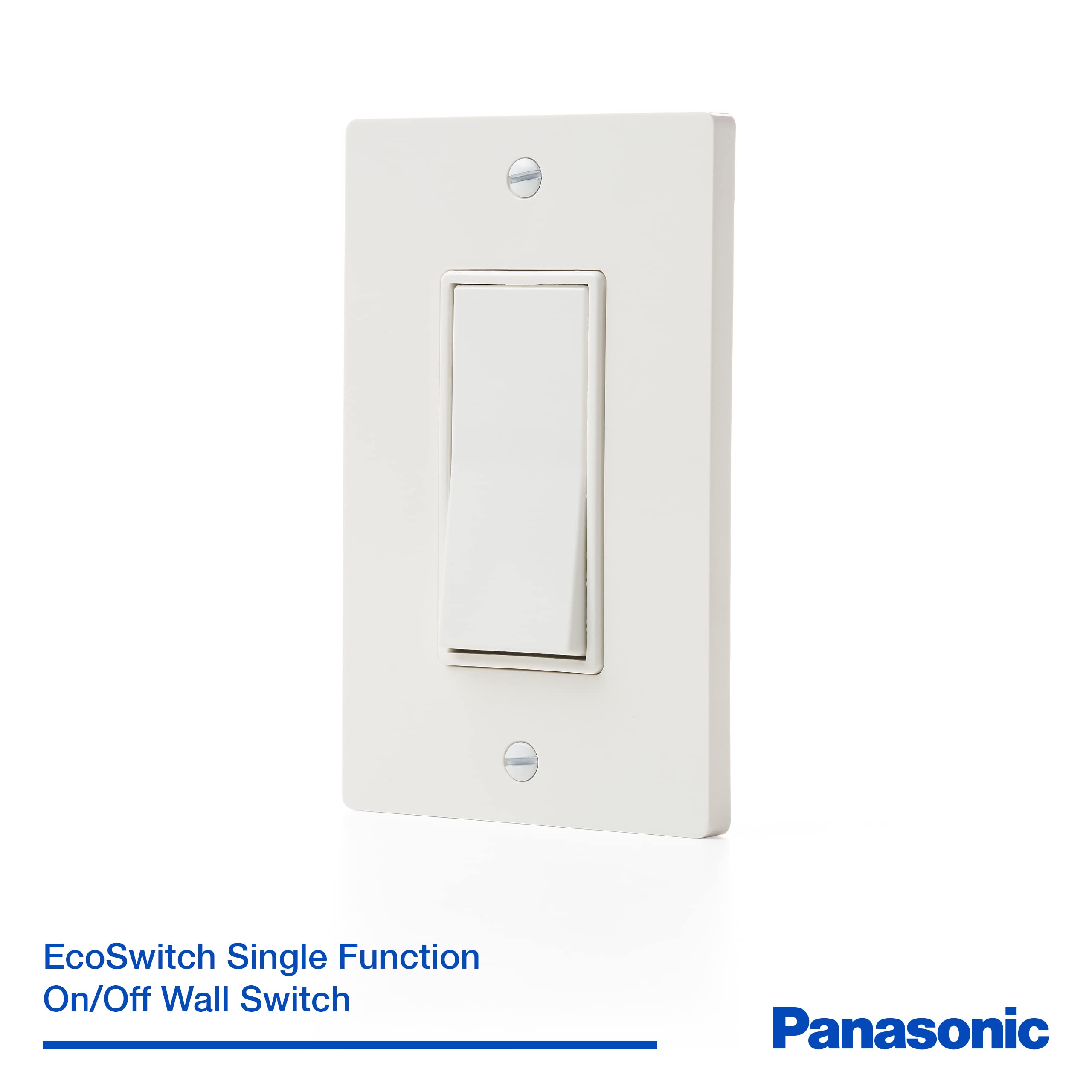 (新品未使用)Panasonic Switch-S8GPoE PN2408B Panasonic FV-WCSW11-W EcoSwitch Single Function On/Off Wall Switch