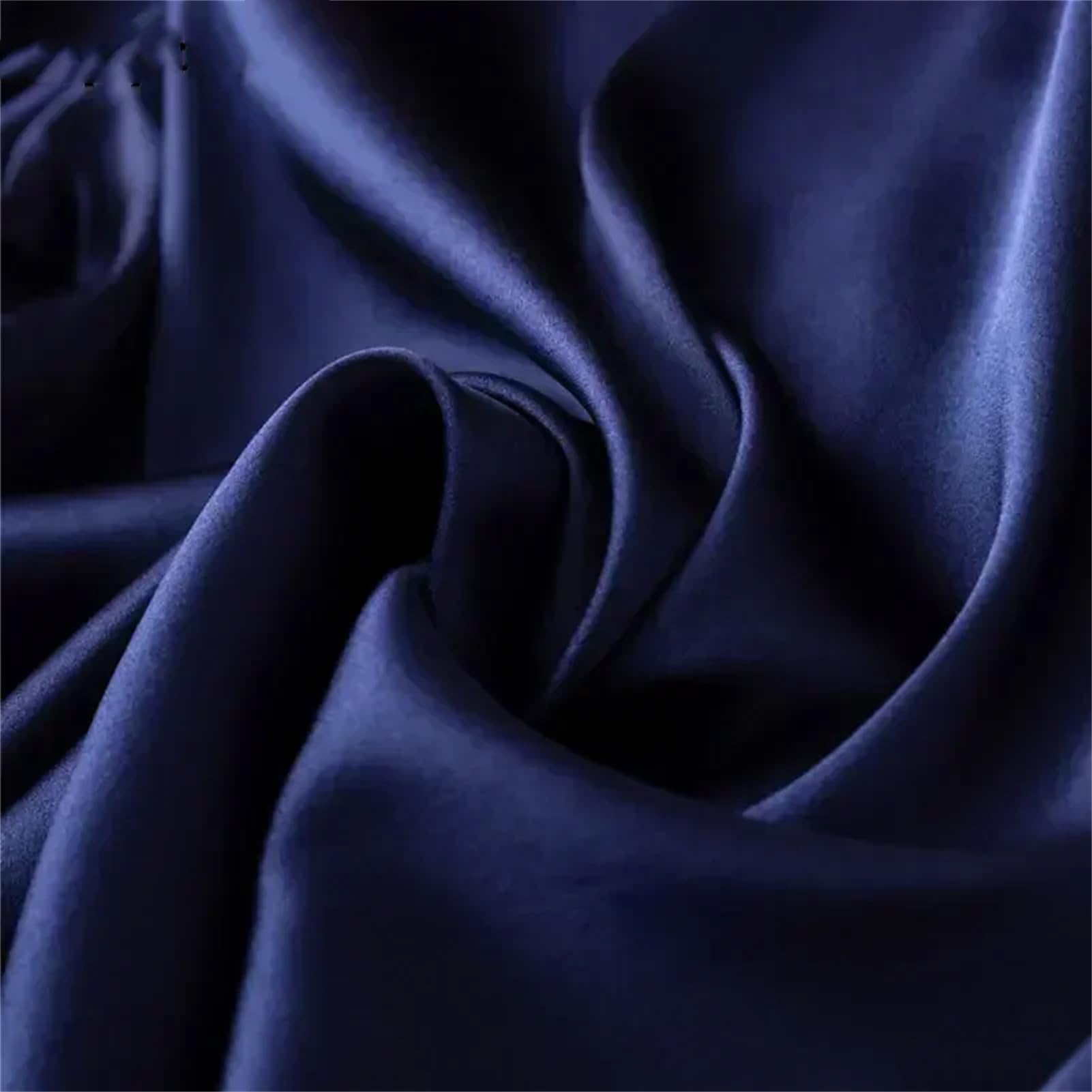 Vogrtcc Blusa de manga larga con botones de seda satinada para mujer, blusa de oficina y trabajo