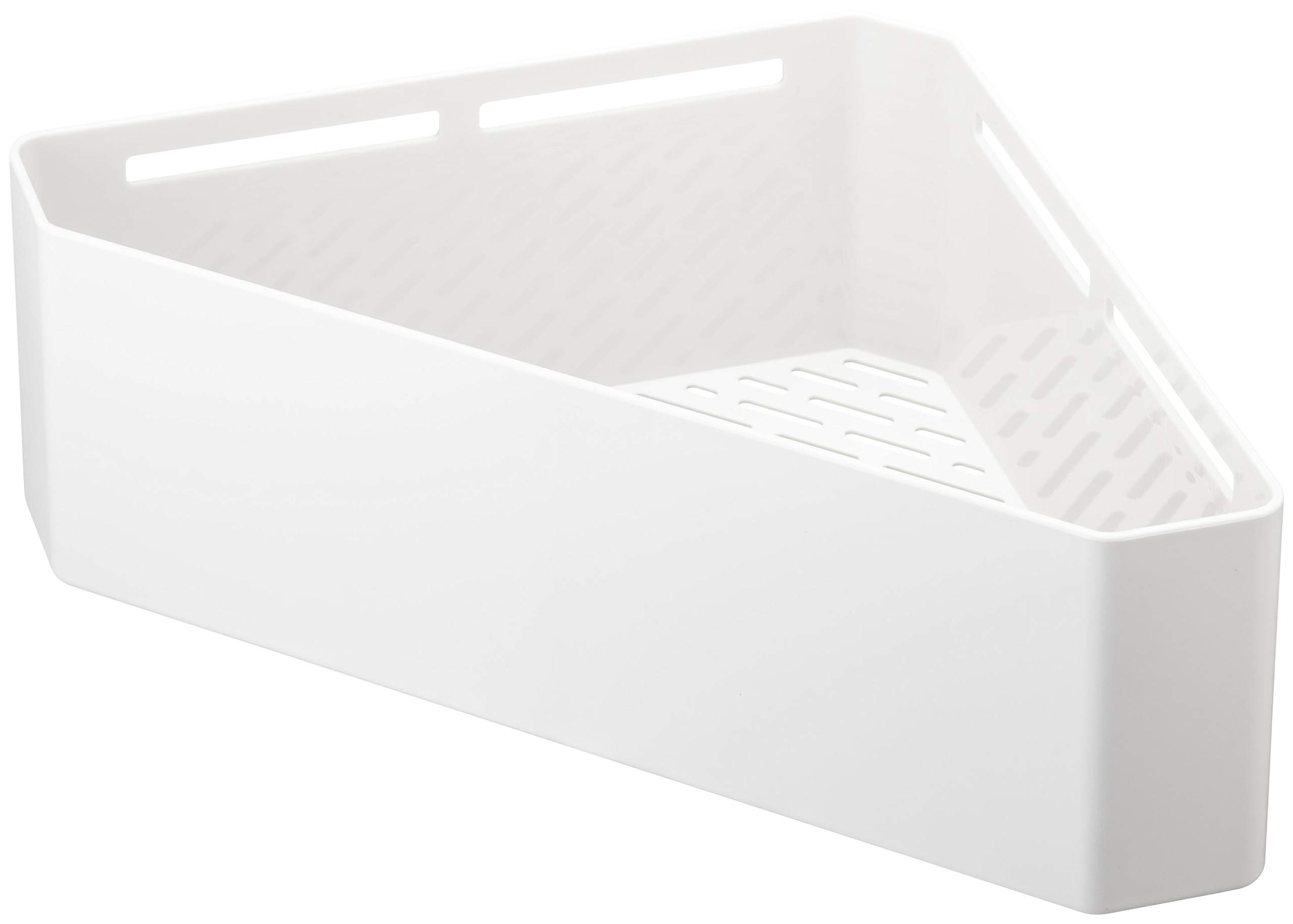 Yamazaki Industries 4264 Magnetic Bathroom Corner Toy Rack, White