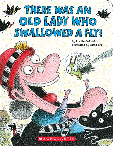 Image of There Was an Old Lady Who Swallowed a Fly! (Board Book)