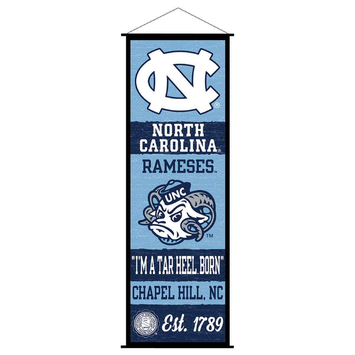 Amazon.com : UNC Tar Heels Banner and Scroll Sign : Sports & Outdoors