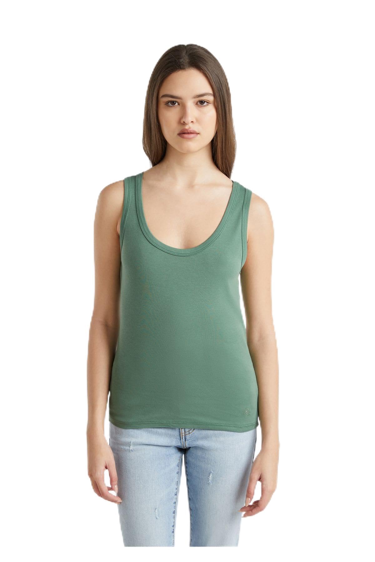 United Colors of Benetton Tank Top, Green, XS