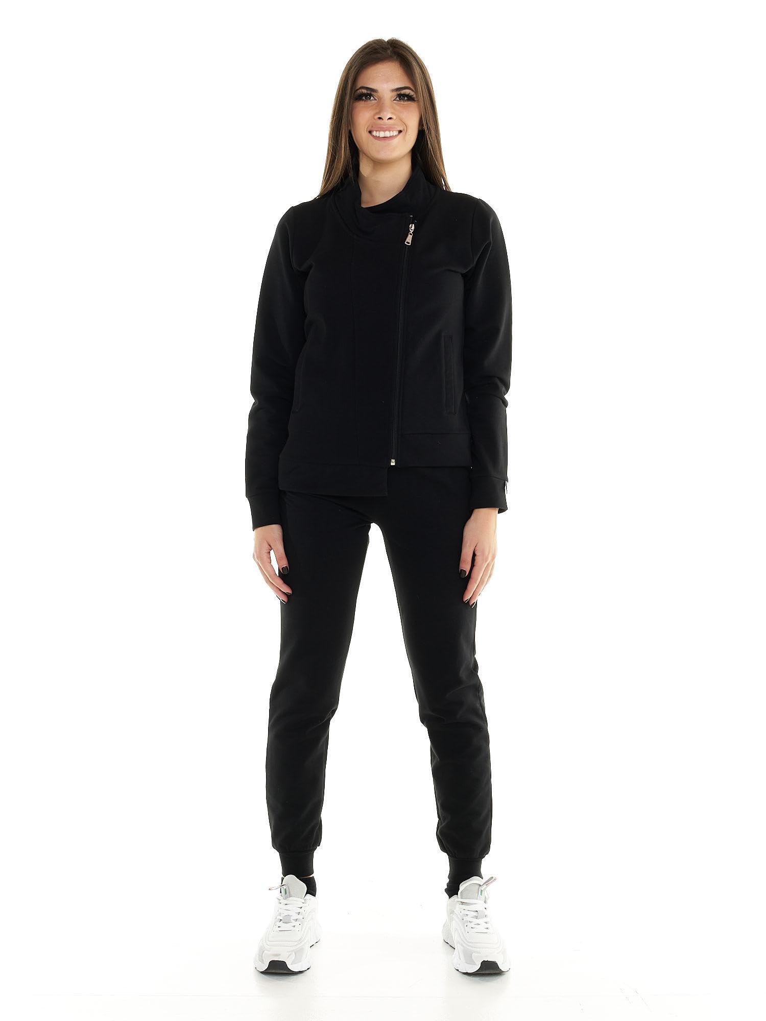 Chándal de mujer Leone con chaqueta de cremallera completa estilo Blackout 6