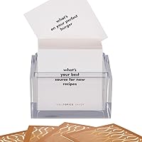 Vista 2 de TableTopics Saborea el juego de cartas de pregunta: 135 tarjetas de inicio de conversación para compartir tu pasión por la comida y la cocina