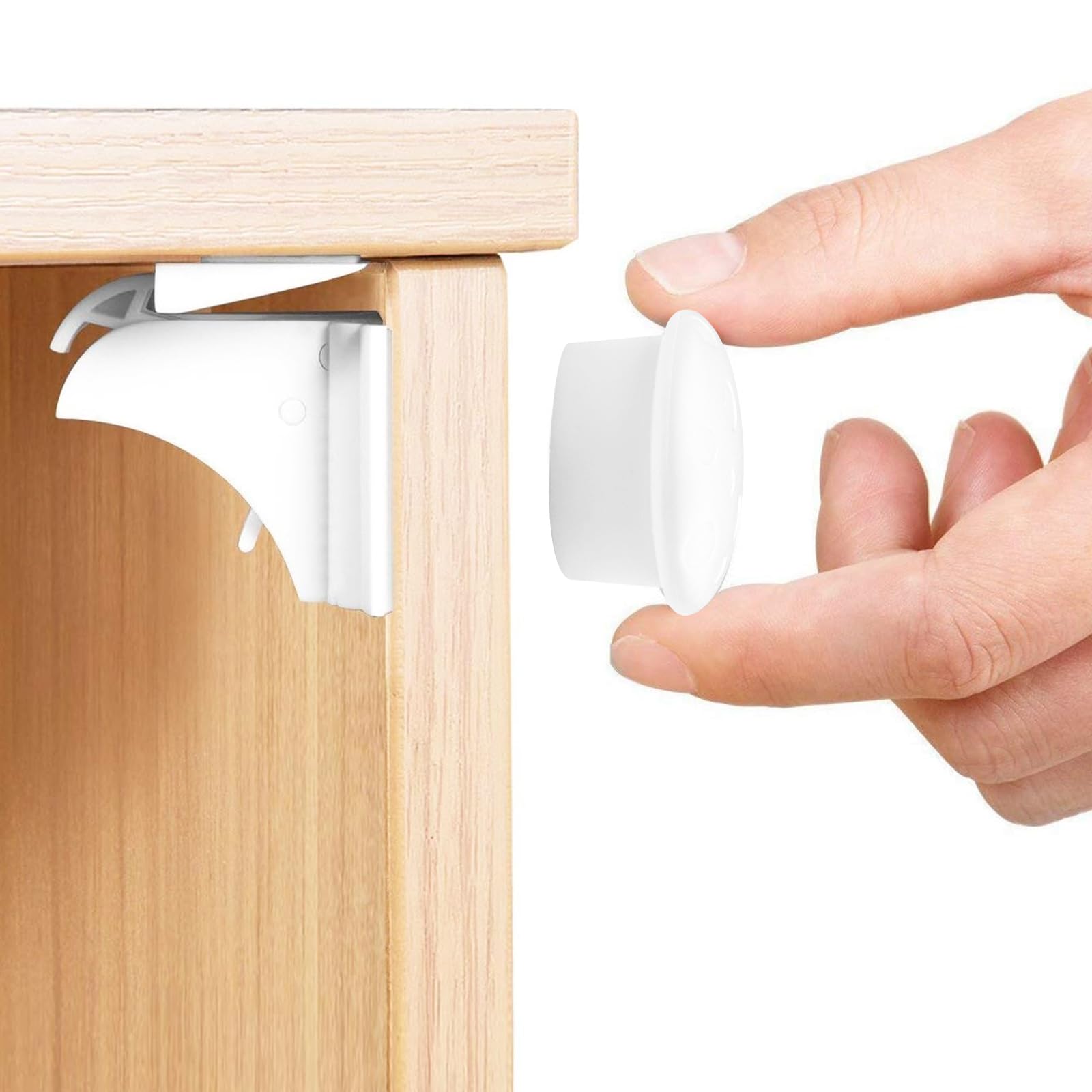 Lectorias 10 sztuk Magnetyczne zabezpieczenie przed dziećmi
