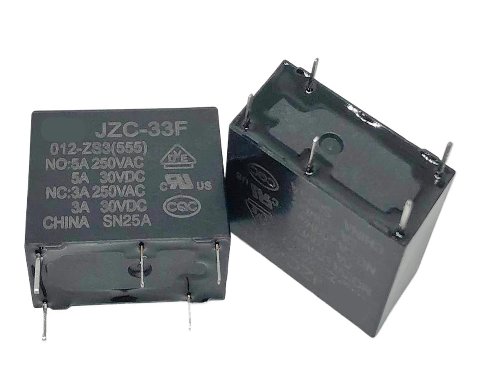 Yzwrwrmktb One Color 1Pc Jzc-33F 012-Zs3(555) Relay 5Pins