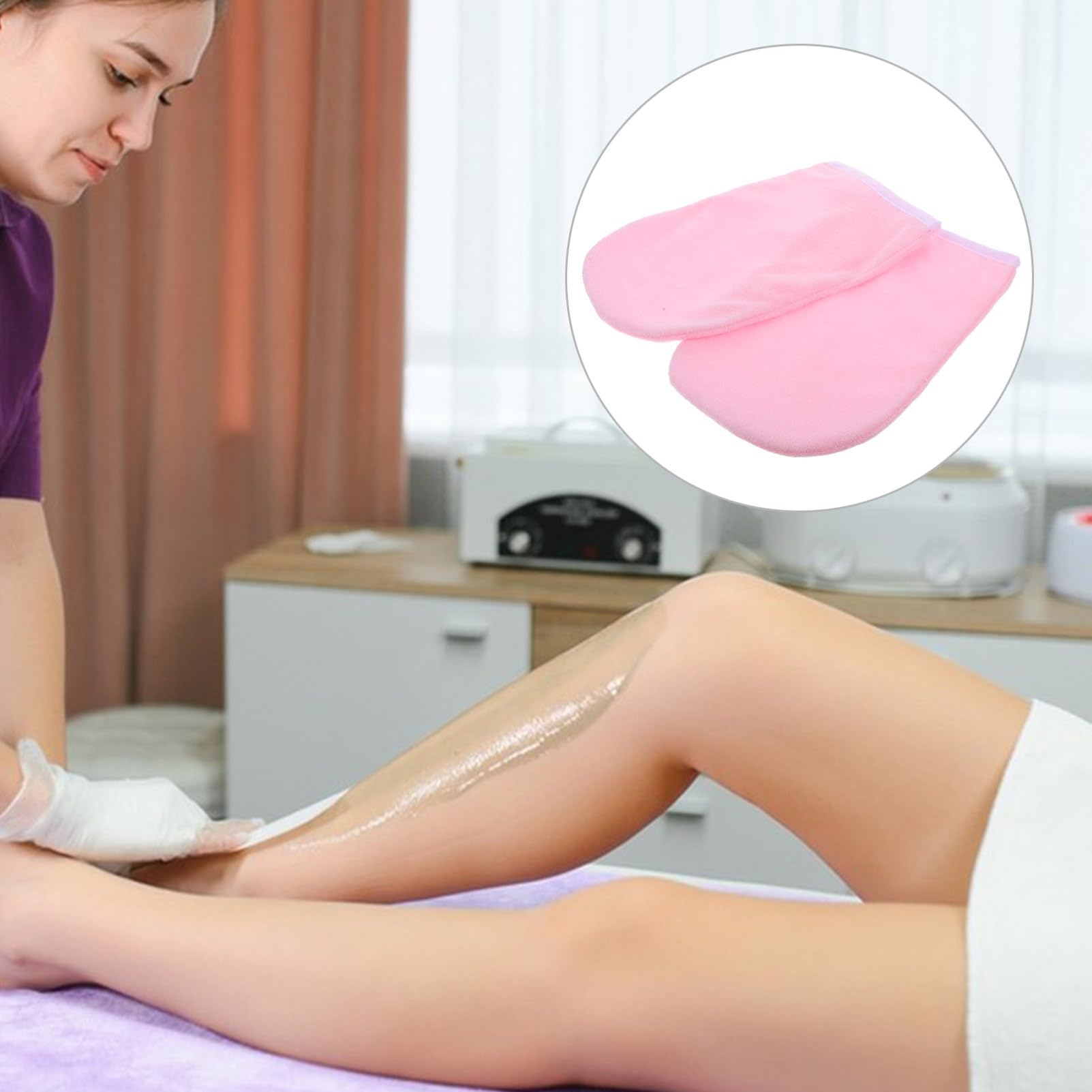 Ipetboom Paraffin Wax Gloves for Hands 1 Set Moisturizing Gloves for Hand Skin Care Spa Mittens Lotion for Women