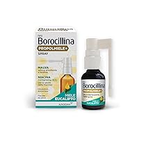 NEO BOROCILLINA Propolmiele+ Spray, Integratore Alimentare per il benessere della Gola, Flacone da 20ml, Gusto Eucalipto e Miele